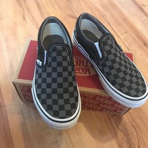 VANS Kids Checkerboard Slip-on